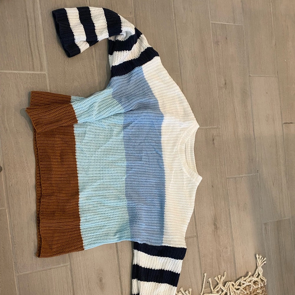 Stripe sweater medium